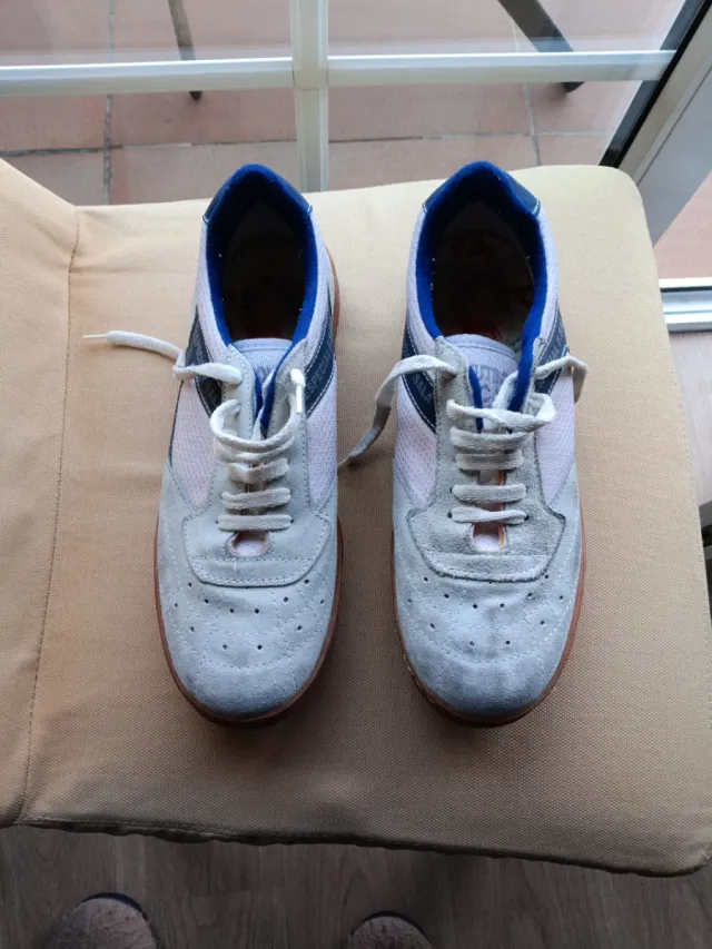 Zapatillas Fútbol Sala Grises y Azules