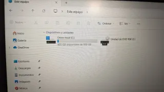 Portátil HP 15 pulgadas  i7 6500 16GB RAM Gris/Pla
