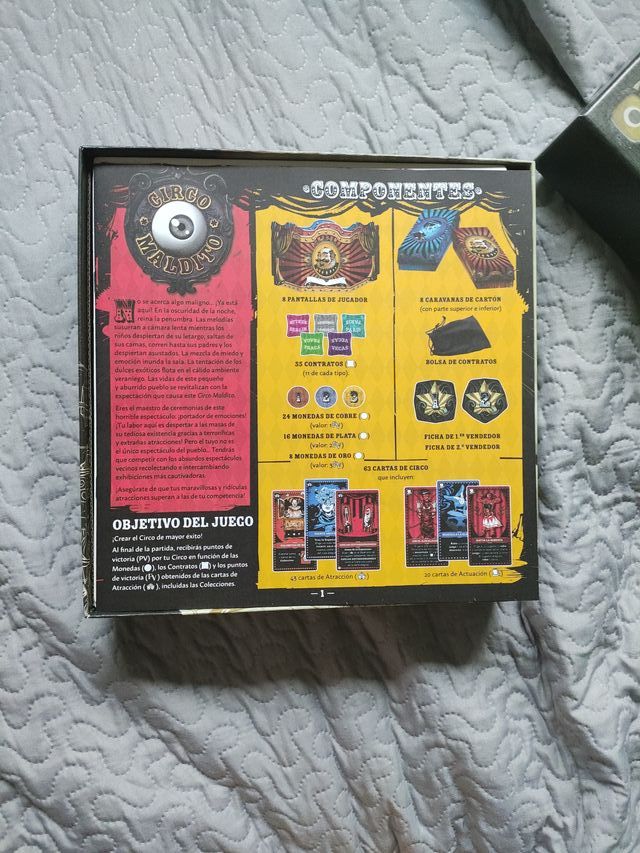Circo Maldito - Juego de Mesa