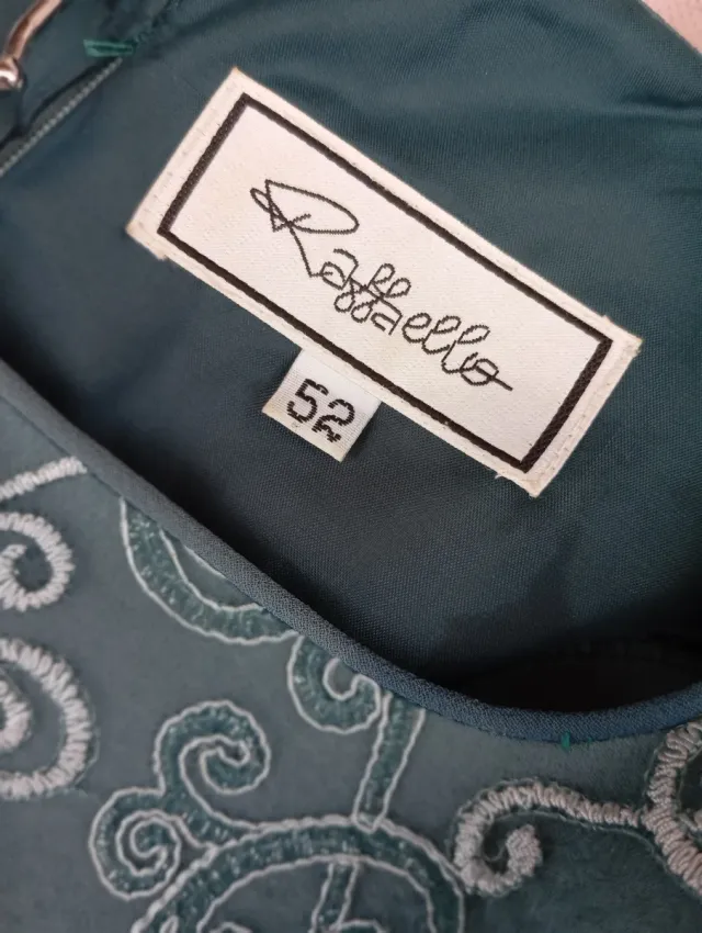 Conjunto Blusa y Falda Ceremonia Verde