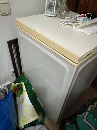 nevera + congelador + televisor