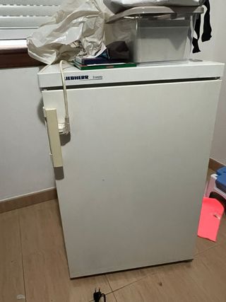 nevera + congelador + televisor