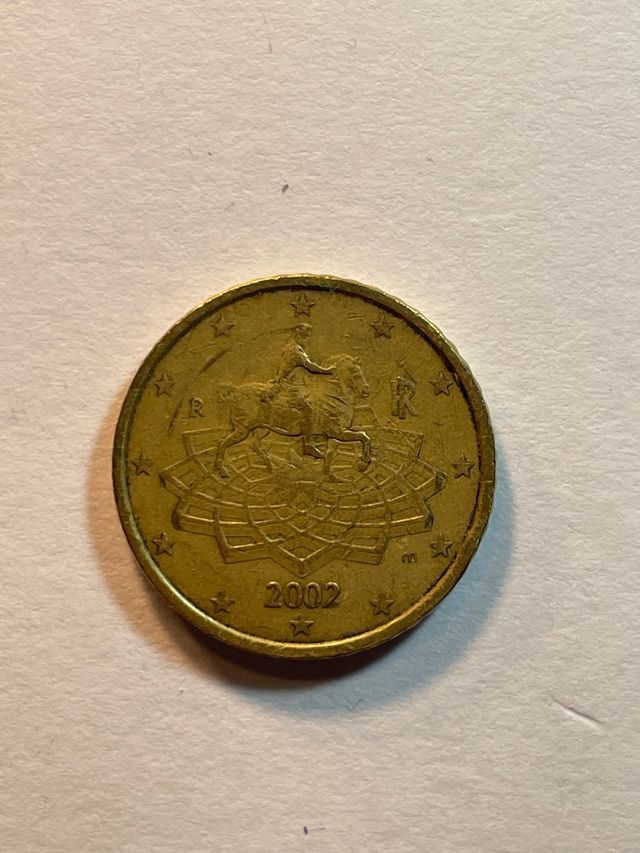 Moneda 50 céntimos Marco Aurelio 2002