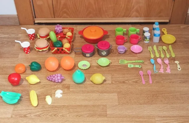 Accesorios Cocinita: Comiditas, Cacerolas, Vasos