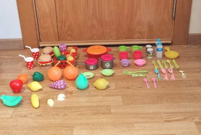 Accesorios Cocinita: Comiditas, Cacerolas, Vasos