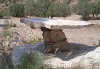 Creación de esculturas con piedra