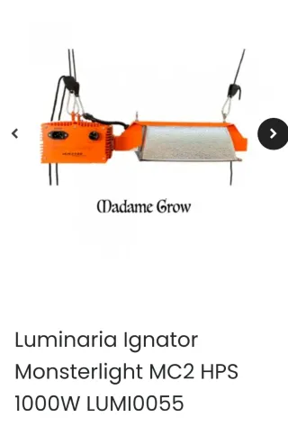 Luminaria Ignator Monsterlight MC2 HPS 1000W