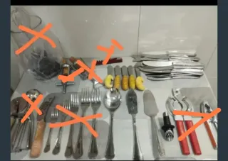 Coltelli e palette per pesce, paletta per servire pesce