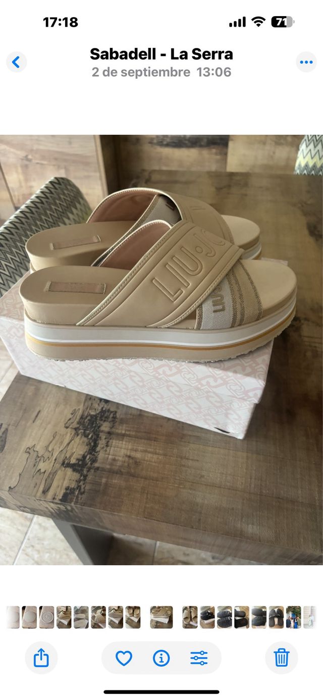 Sandalias Liu Jo Beige Talla 39 Nuevas a estrenar