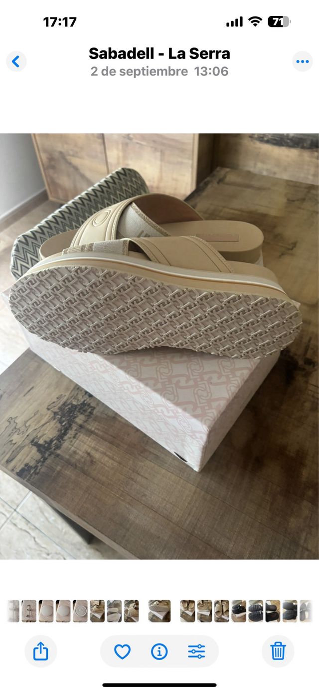 Sandalias Liu Jo Beige Talla 39 Nuevas a estrenar