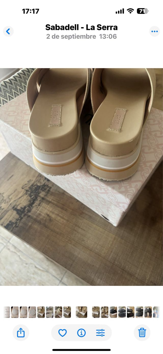 Sandalias Liu Jo Beige Talla 39 Nuevas a estrenar