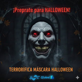 Máscara LED Zombi Vampiro