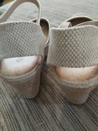 Sandalias esparto con cuña