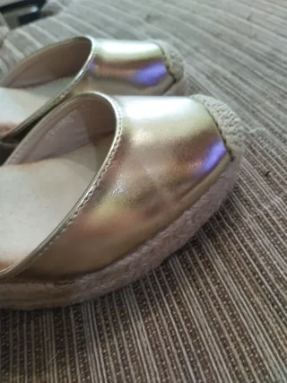 Sandalias esparto con cuña