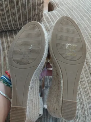 Sandalias esparto con cuña