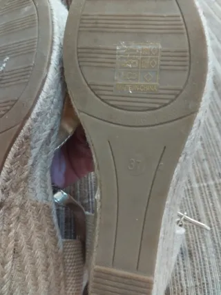 Sandalias esparto con cuña