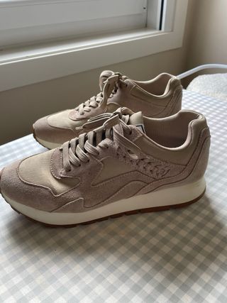 Zapatillas Zara Beige/Marrón Mujer
