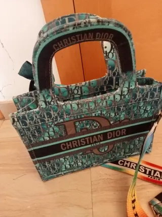 Bolso Christian Dior Multicolor/Teal