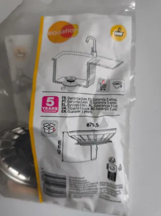 Tapón cesta fregadero Ø90mm