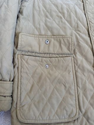 Chaqueta Acolchada Unisex Lacoste Beige Vintage
