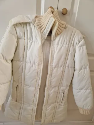 Chaqueta polar blanca