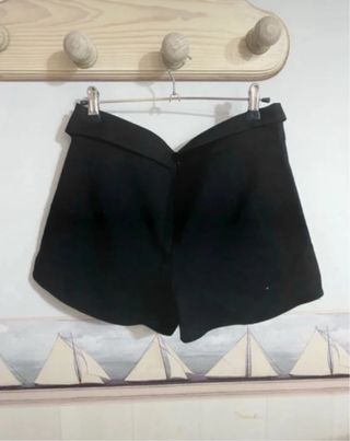 Falda pantalón Zara negra pico