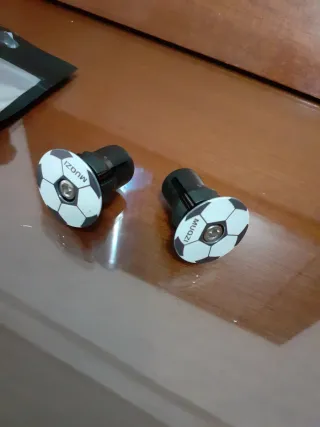 Tapones Manillar Bicicleta Balón Fútbol
