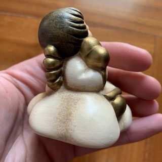 THUN Angelo Con Cuore Oro Su Nuvola RARO