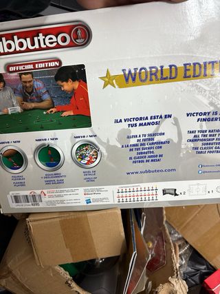 Subbuteo World Edition Inglaterra vs España