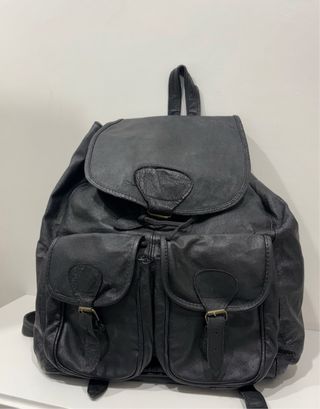 Zaino donna in pelle nero