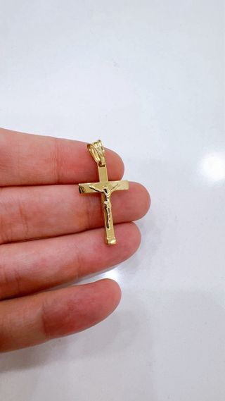 Ciondolo Croce in Oro giallo 18kt 750