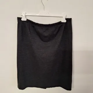 Gonna invernale grigia antracite vintage 