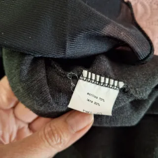 Gonna invernale grigia antracite vintage 