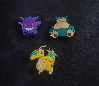 3 Pins para Crocs Pokémon