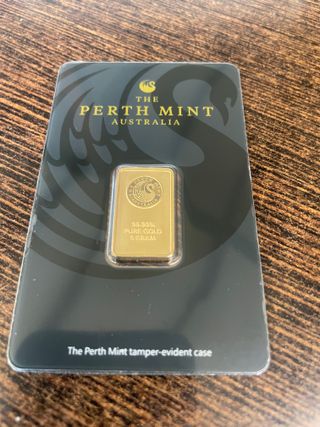Tarjeta de Oro 5G The Perth Mint