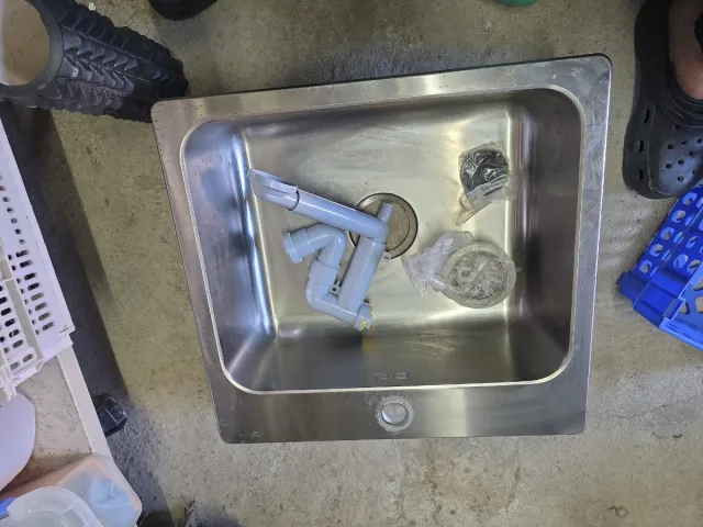 Fregadero de acero inoxidable