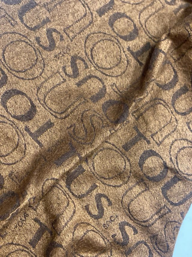 Bufanda Tous Marrón Logo