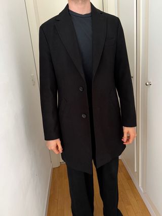 Abrigo Álvaro Moreno Negro Talla 48