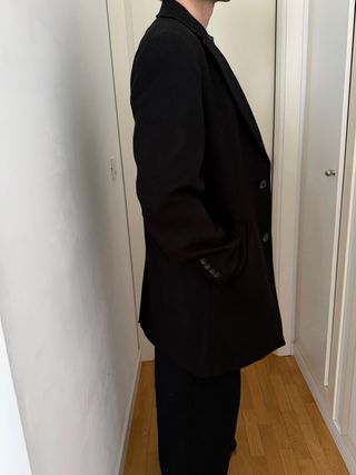 Abrigo Álvaro Moreno Negro Talla 48
