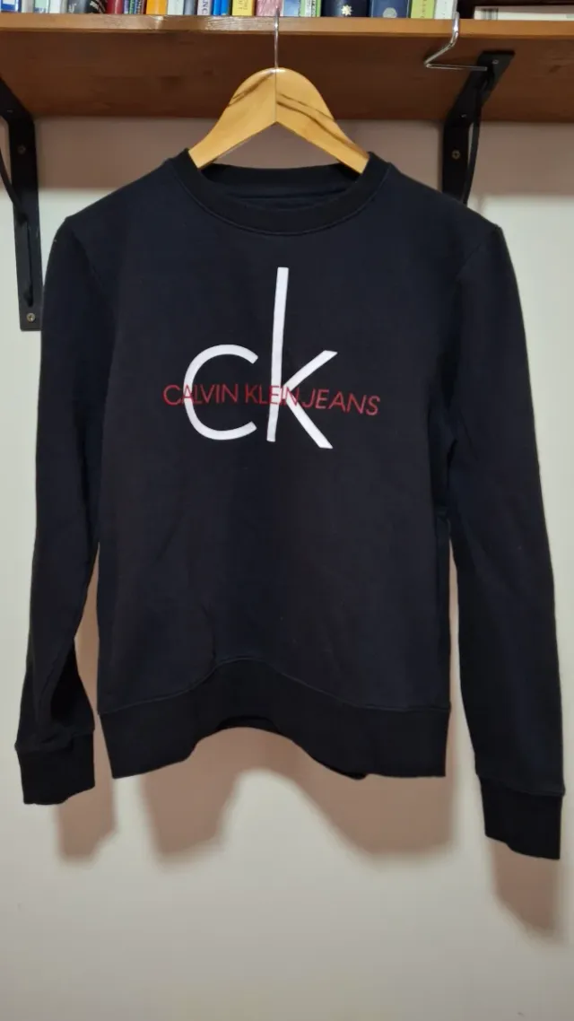 Sudadera Calvin Klein Jeans Negra