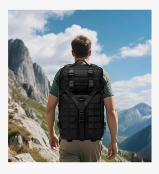 Mochila Táctica Militar GKXLH 45L Negra