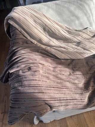 Manta eléctrica Imatec beige y marrón