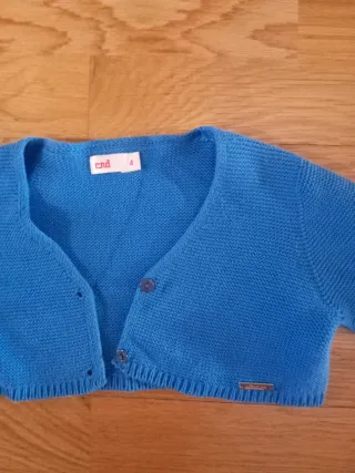 Chaqueta azul 4 años cnd 100% algodón