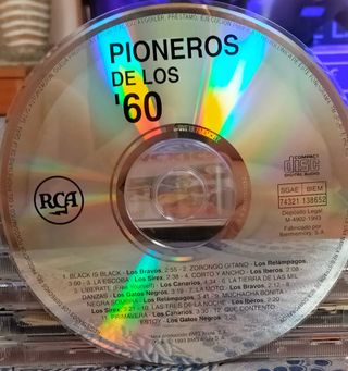 CD PIONEROS AÑOS 60 - LOS SIREX- LOS CANARIOS  Y M