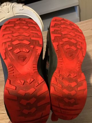 Scarpe trekking Salomon donna grigie rosse