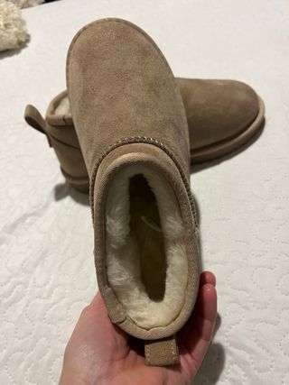 Botas de ante con forro de pelo