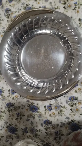 Piatto Inox 18/10 25x25 cm