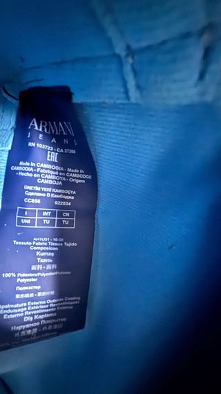 Bolso  Armani Jeans azul