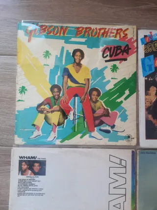7 Vinilos: Brothers, Wham!, ABBA, Rick Astley