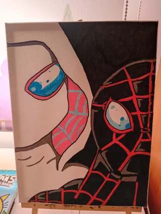 Cuadro Spiderman y Gwen Stacy